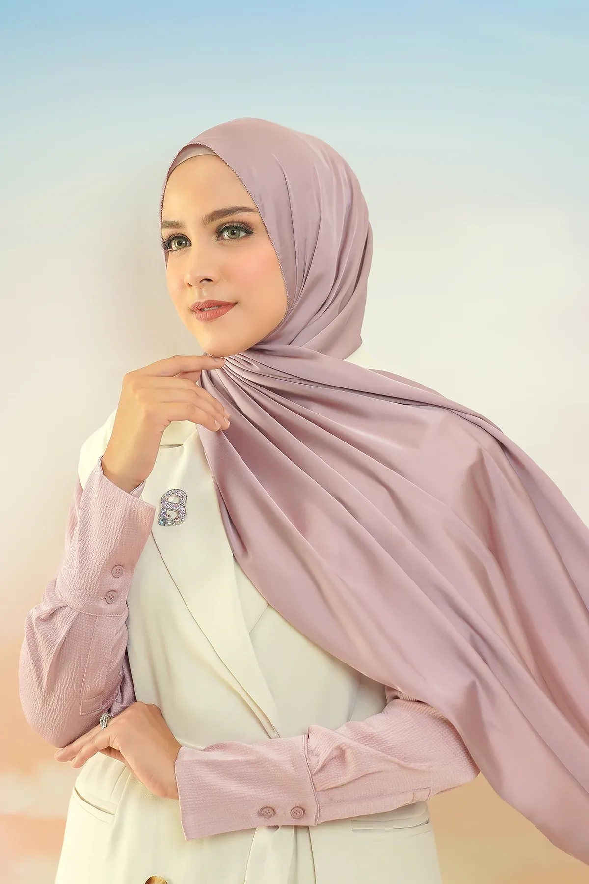 Alma Shawl 3.0 - Taro