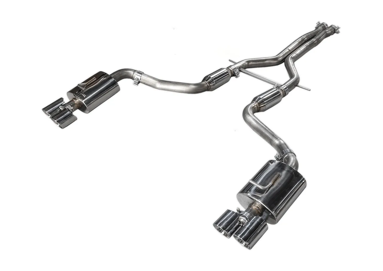 AWE EXHAUST SUITE FOR PORSCHE PANAMERA 2/4 w/ Chrome Silver Tips