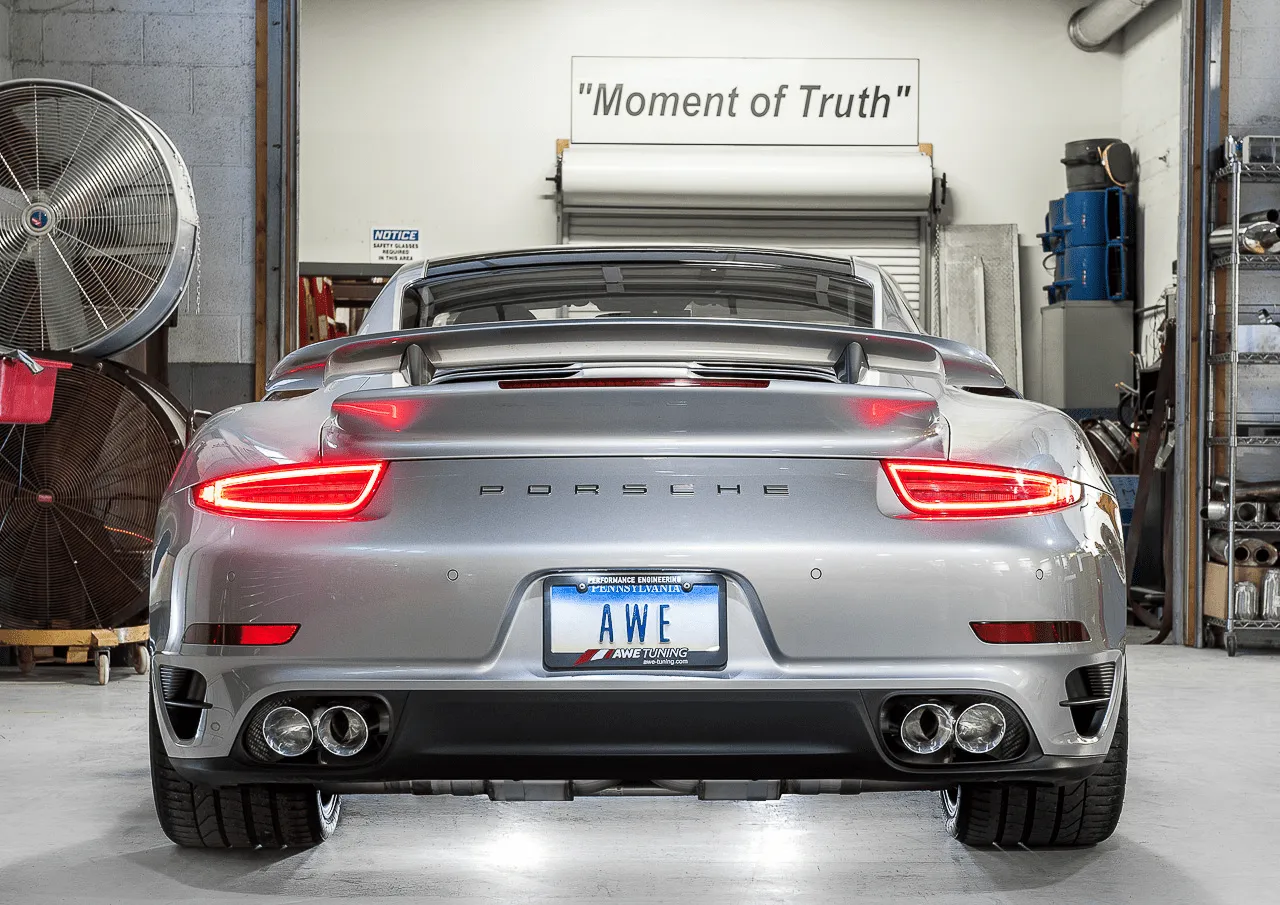 AWE PERFORMANCE EXHAUST SYSTEM FOR PORSCHE 991.1 TURBO AND TURBO S