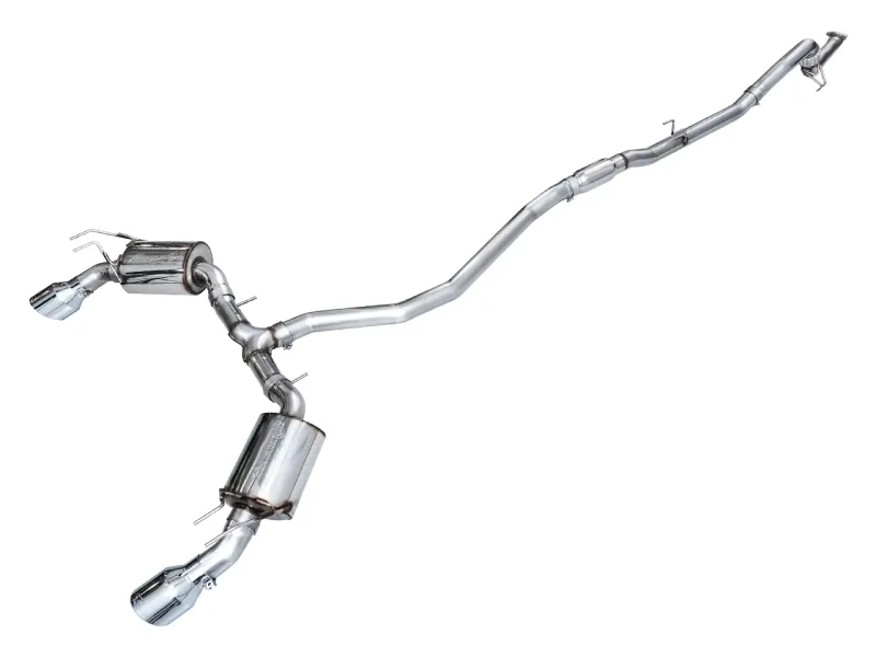 AWE Tuning 22  Honda Civic Si/Acura Integra Touring Edition Catback Exhaust - Dual Chrome Silver Tip