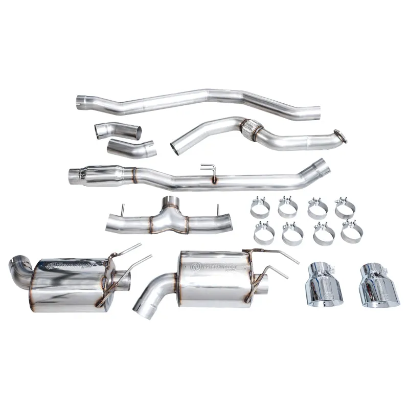 AWE Tuning 22  Honda Civic Si/Acura Integra Touring Edition Catback Exhaust - Dual Chrome Silver Tip