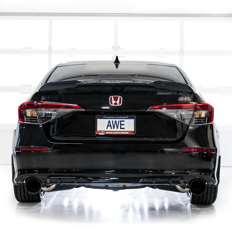 AWE Tuning 22  Honda Civic Si/Acura Integra Touring Edition Catback Exhaust - Dual Diamond Black Tip