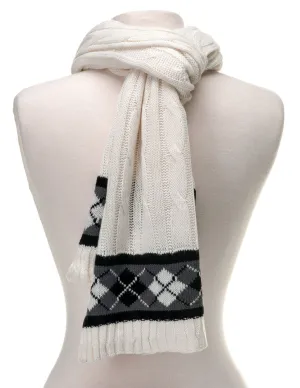 Cable Knit Aristocrat Mens Scarf