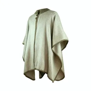 Chinchipe - Lightweight Baby Alpaca Cape Poncho - Golden - Unisex