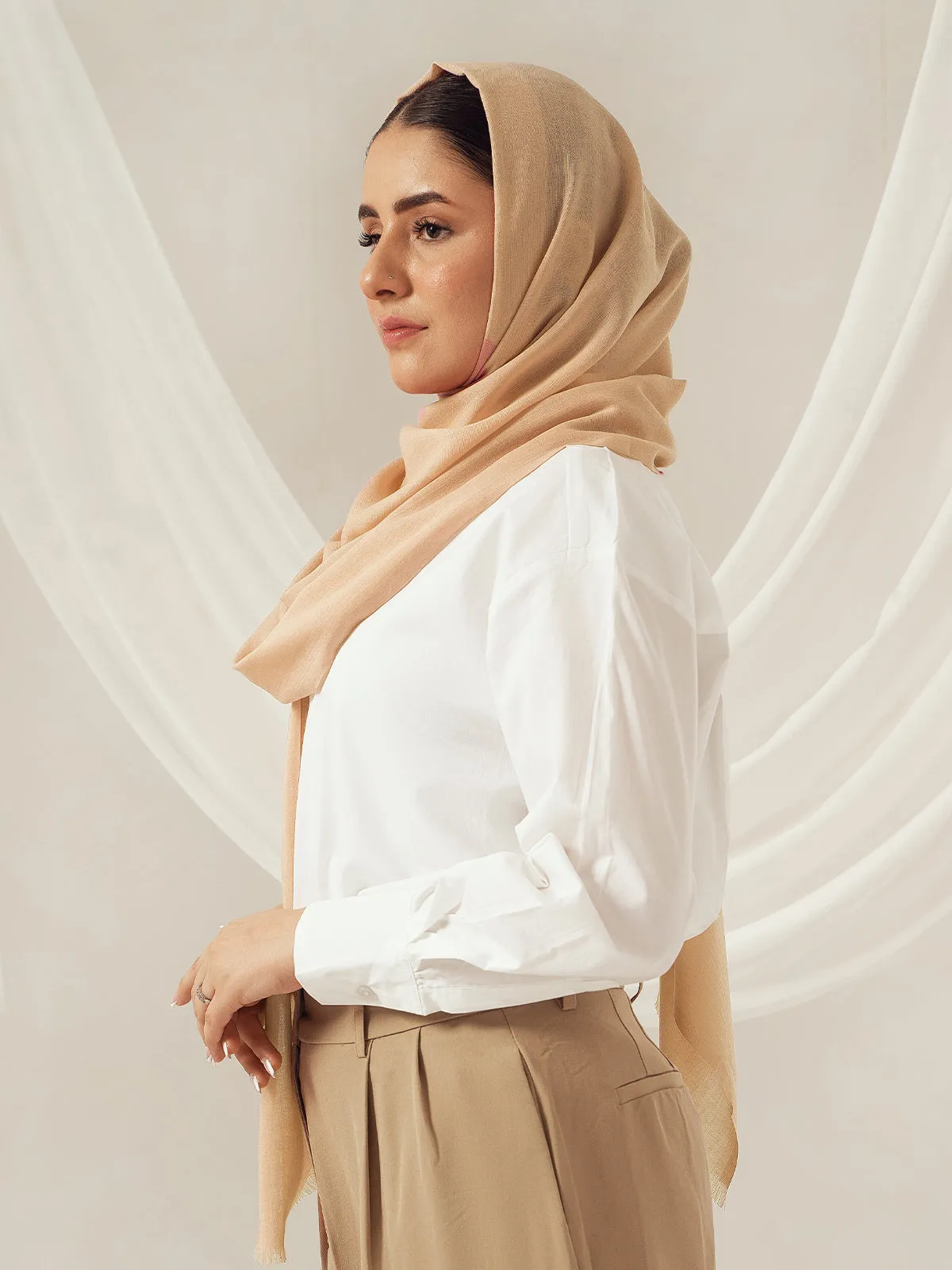 Eco-Luxe Scarves & Hijabs - Beige