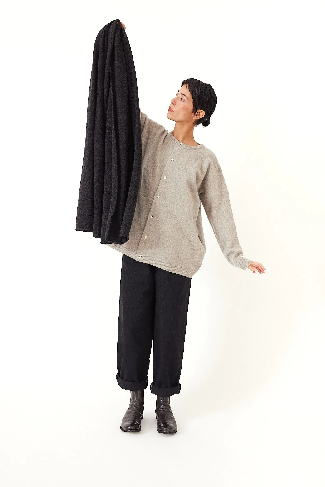 Kaval - Blanket Stole - Cashmere Sable