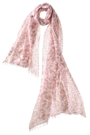 Leopard Scarf - Pink