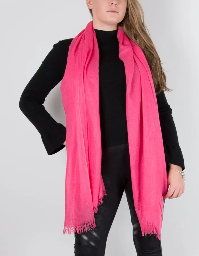 Lightweight Scarf Pashmina | Hot Pink