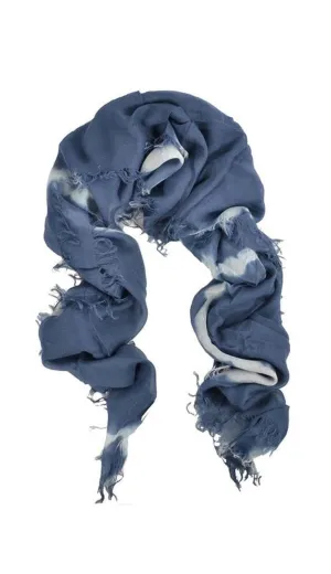 Midnight Navy Tie-Dyed Scarf  Chan Luu