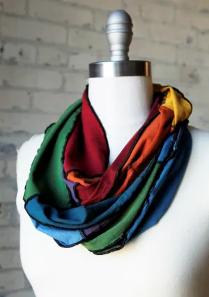 Rainbow Infinity Scarf