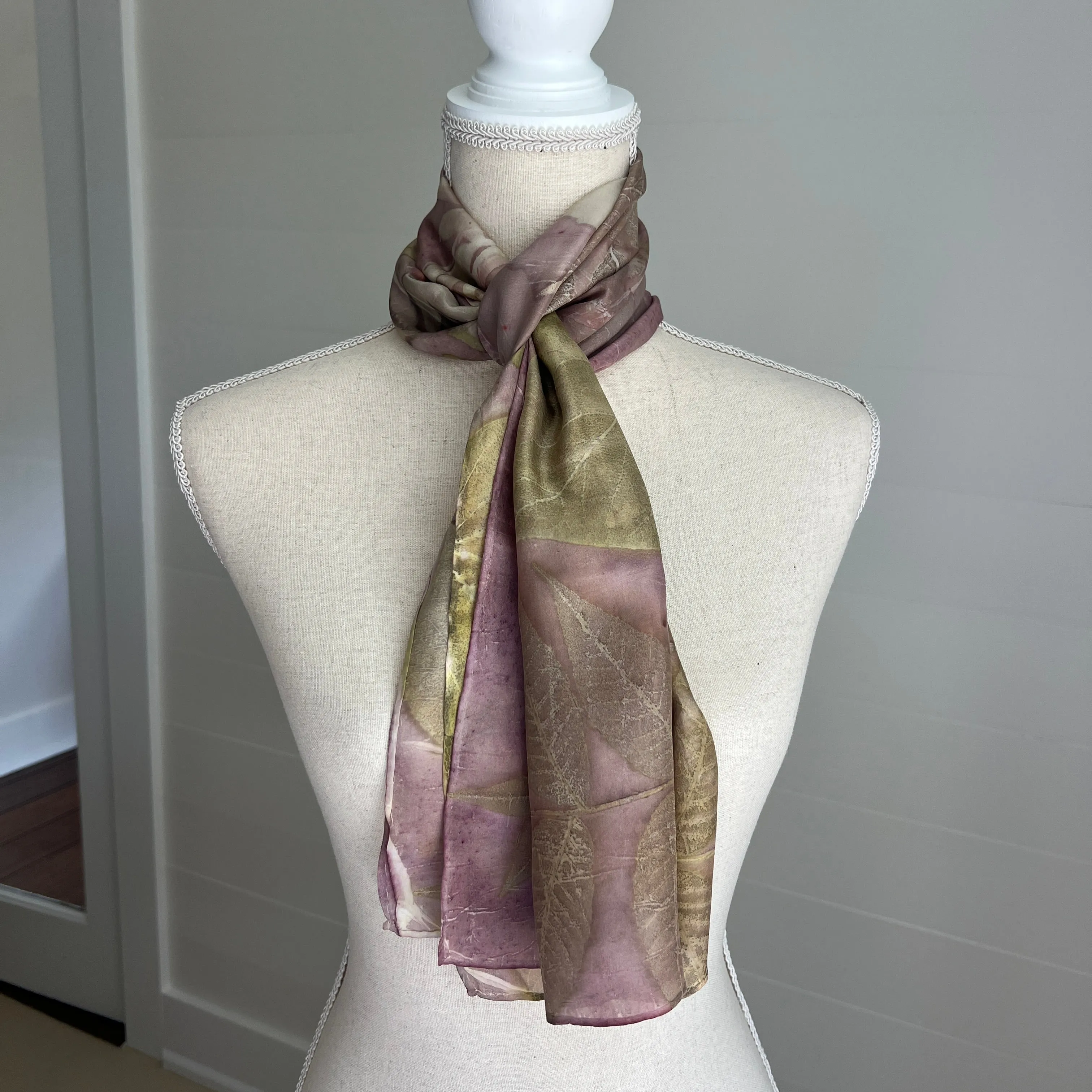 Silk Scarf | "Jessie" Cochineal - Sappanwood