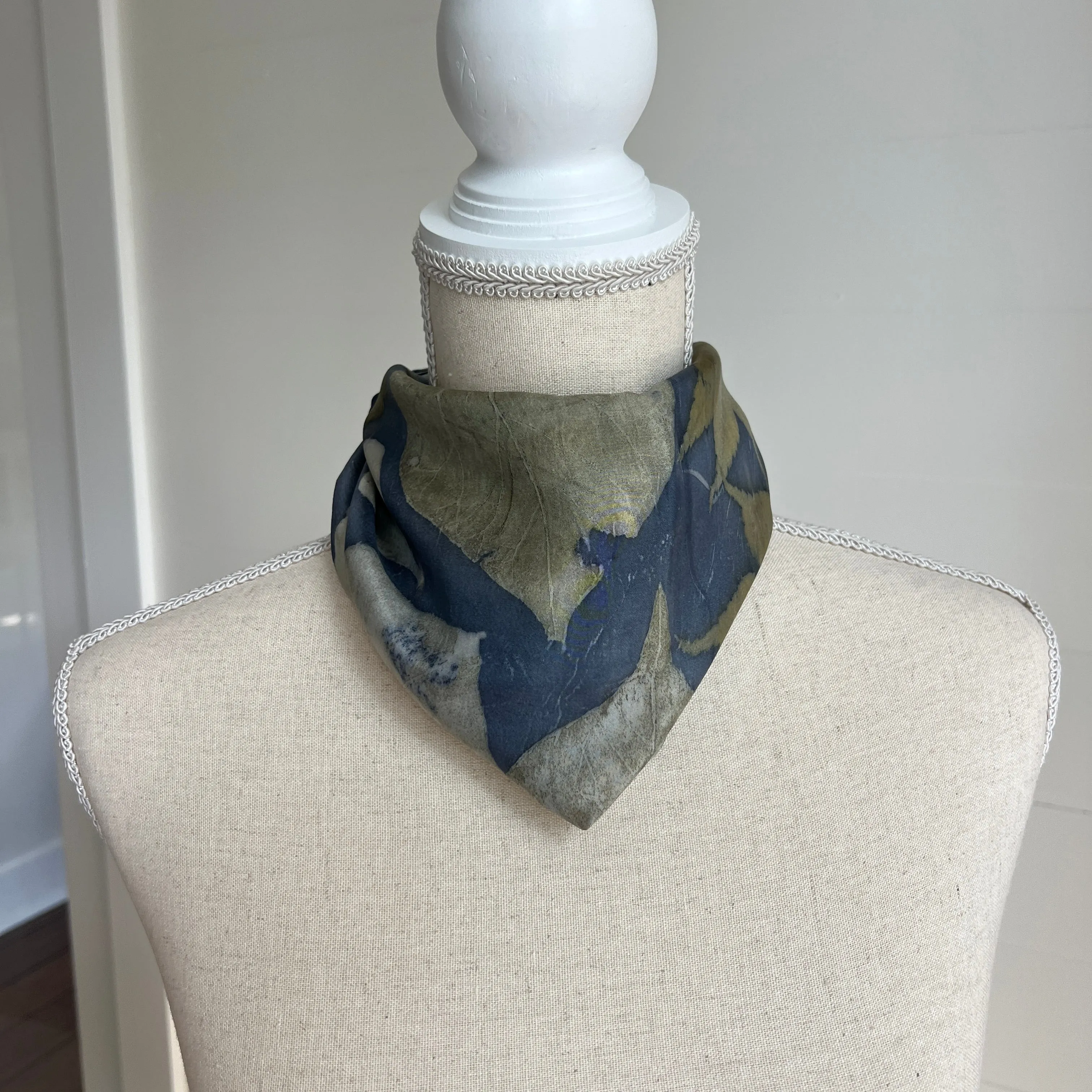 Silk Scarf | "Lynn" Dark Logwood