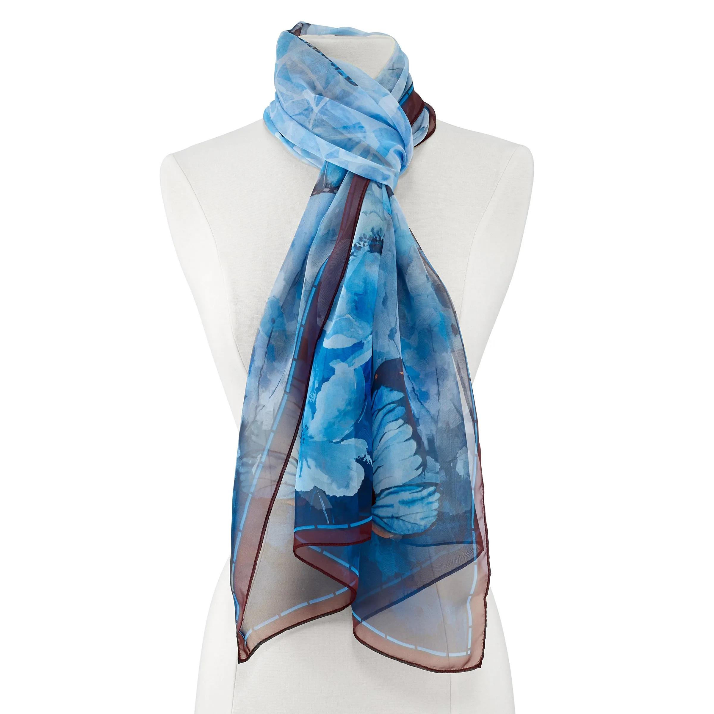 Stained Glass Butterfly Scarf